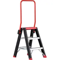 Altrex Taurus TDO 3 Escabeau Double - Aluminium Avec Revêtement - 2 X 3 Marches - Hauteur De Travail Max. 2,7 M
