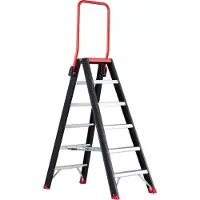 Altrex 192606 Taurus - Escabeau Double Avec Garde-corps TDO 2 X 6