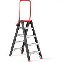 Altrex 192605 Taurus - Escabeau Double Avec Garde-corps TDO 2 X 5