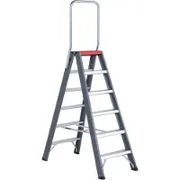 Altrex Falco FDO 6 Échelle Double - Aluminium Avec Revêtement - 2 X 6 Marches - Hauteur De Travail Max. 3,4 M