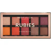 Profusion Eyeshadow Palette paleta 10 cieni do powiek Rubies