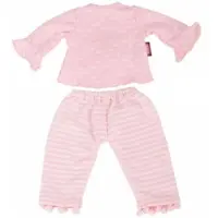 Götz Boutique, pyjama "Ponpon", staanpoppen 45-50 cm (Inhoud: 2-delig)