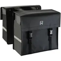 Willex Dubbele Bisonyl Tas 40L Matzwart