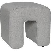 Hubsch Pouf Sculpture Gris Foncé | 101501