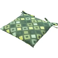 Madison Galette de Chaise Toscane Madison Grilles Vert (46 x 46 cm)