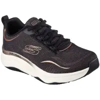 SKECHERS Baskets basses RELAXED FIT: D'LUX FITNESS - PURE GLAM femmes - Noir - 36