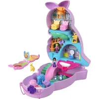 Polly Pocket With Accessories And Kangaroo Bag Figure Rose