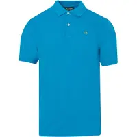 Scotch & soda Polo Piqué Bleu Turquoise taille M