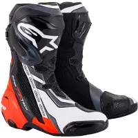 Alpinestars Bottes Supertech R Black Red Fluo White Gray