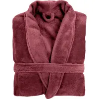Tiseco HOME STUDIO - robe de chambre - MICROFLANNEL COSY - S/M - 100% polyester - Grenade
