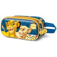 KARACTERMANIA Disney Le roi lion Nala 3D double trousse à crayons, bleu