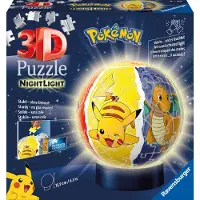 Ravensburger Puzzle 3D Ball Pokémon illuminé 72 pièces