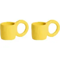 Petite Friture à Espresso Mug - Ensemble de 2 Lemon