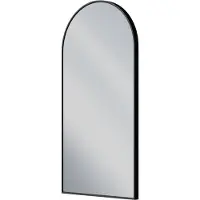 Storke Nero arc en plein cintre Miroir noir 45 x 90 cm