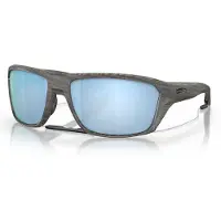 Oakley - Lunettes de soleil - Split Shot Woodgrain en Bois - Gris