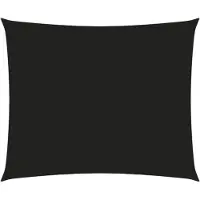 vidaXL Voile de parasol tissu oxford rectangulaire 6x7 m noir