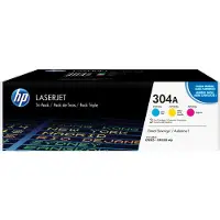 HP Toner CF372AM multipack (d'origine) - cyan/magenta/jaune