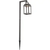 QAZQA Spot encastrable extérieur gris foncé avec LED rechargeable - Yara