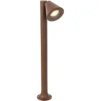 QAZQA Borne extérieure moderne brun rouille 60 cm IP44 orientable - Ciara