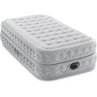 Intex Lit à air Twin Supreme Air-Flow avec pompe intégrée - 191x99x51 cm