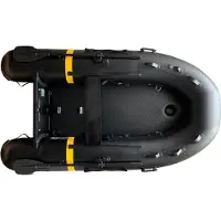 Yellowv Inflatable Boat Without Deck Floor 3.3 M Doré