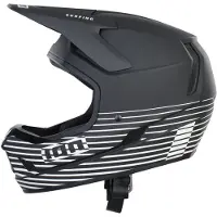 iON Casque de descente Scrub, couleur noire, taille XL