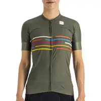 Sportful Velodrome Short Sleeve Jersey Rouge L Femme