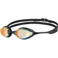 Arena (Yellow Copper-Black) Lunettes de course hydrodynamiques Cobra Original Swipe Mirror anti-buée