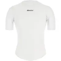 Santini Delta Cooling Short Sleeve Base Layer Blanc M Homme