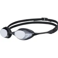 Arena Cobra Swipe Mirror Swimming Goggles - Silber/Schwarz