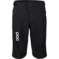 POC - Short de VTT coupe-vent et déperlant - Infinite All-Mountain Short Uranium Black pour Homme en Nylon - Taille M - Noir
