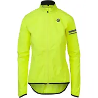Agu Veste de Cyclisme AGU Women Rain Jacket Hi-Vis Fluo Yellow-M