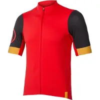 Endura Fs260 Relaxed Fit Short Sleeve Jersey Rouge S Homme