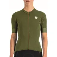 Sportful Monocrom Short Sleeve Jersey Vert L Femme