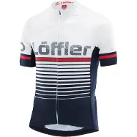 Löffler Maillot Cyclisme Full Zip Messenger 23 - bleu foncé 495
