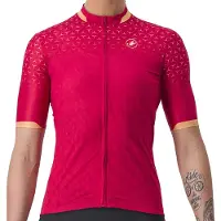 Castelli Pezzi Short Sleeve Jersey Rouge S Femme