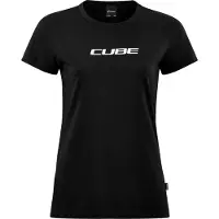 Cube Organic Classic Logo Short Sleeve T-shirt Noir L Femme