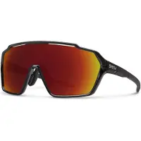 Smith - Lunettes de soleil - Shift Mag Black Chromapop Red Mirror - Noir