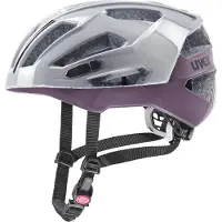 Uvex Casque Gravel X, gris anthracite/prune, taille 52-57 cm, référence S41.0.044.0615