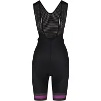 Bioracer Cuissard à Bretelles Court Femme - Icon - black/deep purple