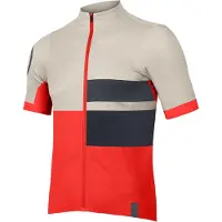 Endura Fs260 Print Short Sleeve Jersey Rouge L Homme