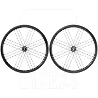 Campagnolo Bora Wto 33 Disc Tubular Road Wheel Set Noir 12 x 100 / 12 x 142 mm /
