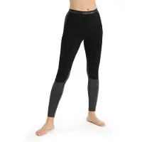 Icebreaker Collants Femme - 200 ZoneKnit - Noir/Jet Hthr