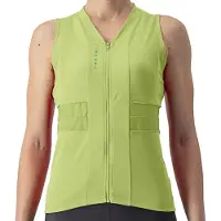 Castelli Anima 4 Sleeveless Jersey Vert S Femme