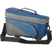 Racktime Talis Plus 2.0 Sacoche Vélo Porte-Bagage 8L+7L - bleu/gris