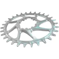 Garbaruk Gxp Boost Oval Chainring Argenté 32t