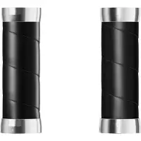 Brooks Poignées pour Poignée Tournante - Slender Leather Grips - 100/100mm - noir Brooks England