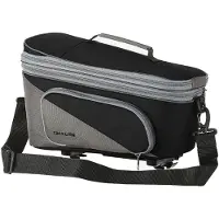 Racktime Talis Plus 2.0 Sacoche Vélo Porte-Bagage 8L+7L - noir/gris