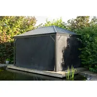 Sojag Rideaux avec clips pour pavillon Marsala 1014 Noir