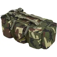 vidaXL Sac de sport en style militaire 3-en-1 45 L Camouflage